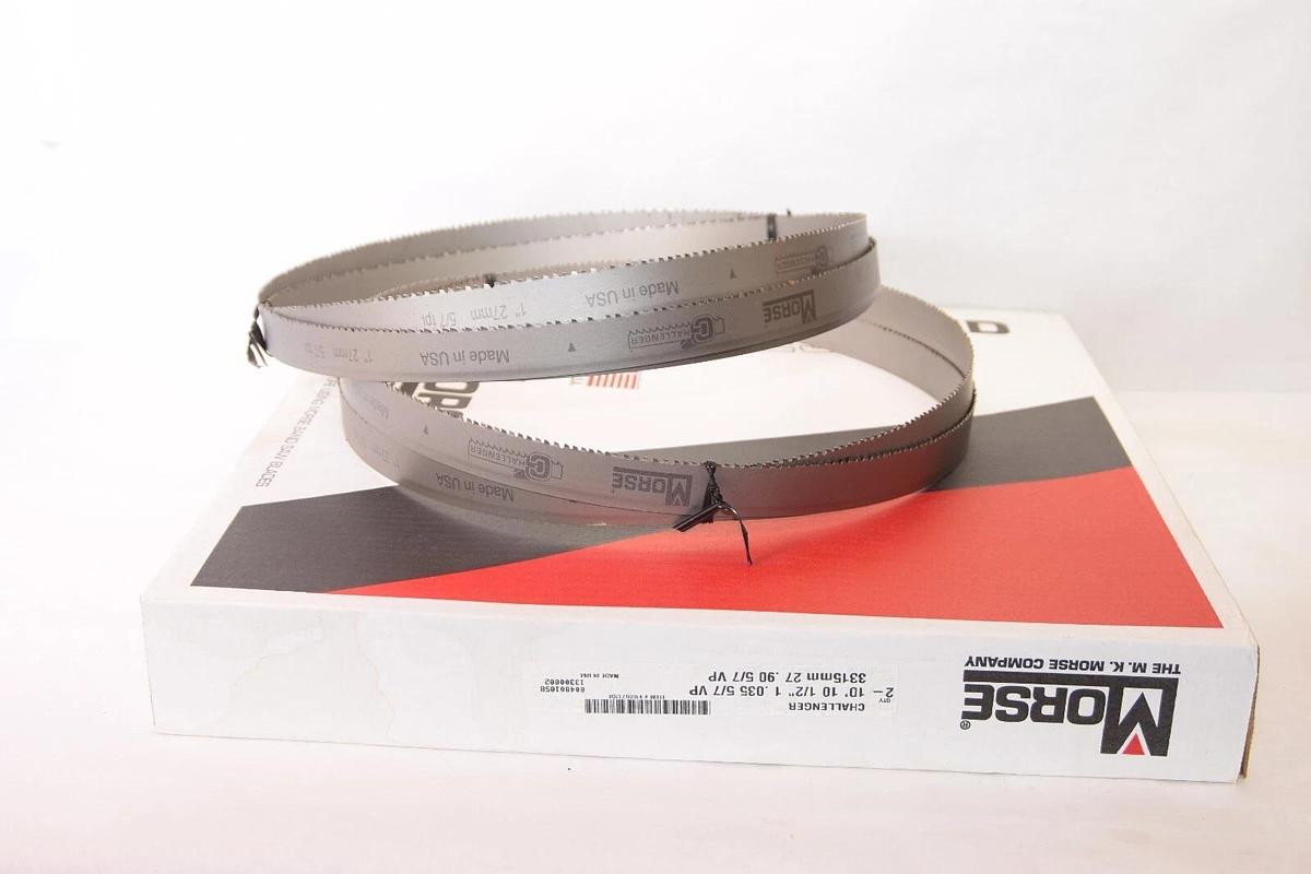 2 MORSE 10' 10-1/2" 1.035 5/7 VP Challenger Bandsaw Blade 9155571304 1" 27mm NEW