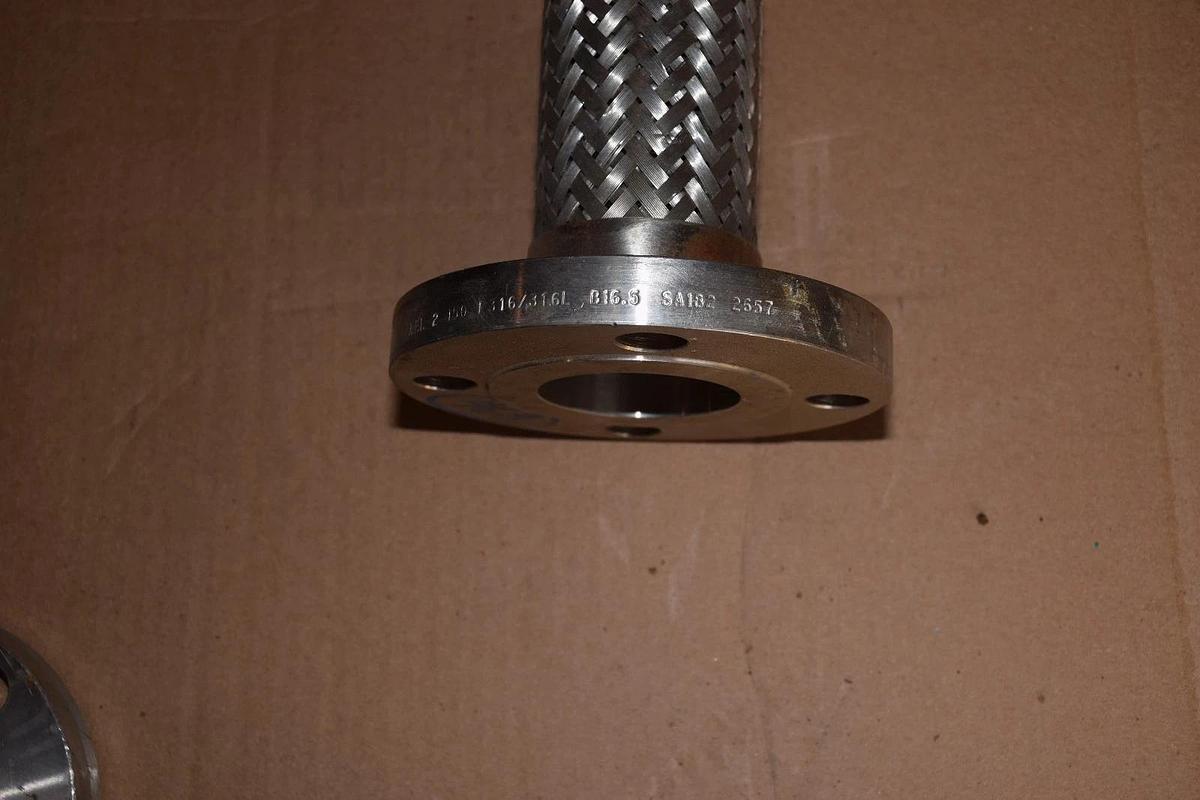 12" Long  2" ID Stainless Steel Flexible Coupling 2150 F316 316 SA182 B16.5 SS