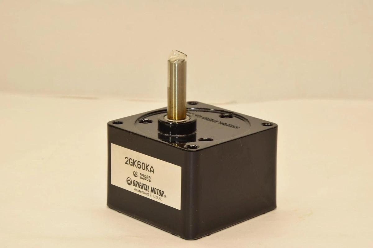 (NEW) ORIENTAL MOTOR 2GK60KA Motor Parallel Shaft Gear Head