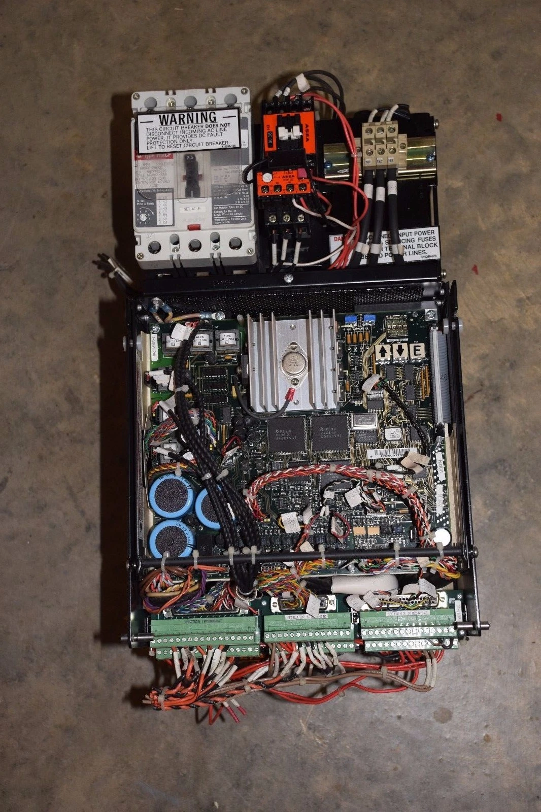 Used Reliance Electric Maxpak III 7hp Drive 7P8171 3ph 460v 0-58724-70A