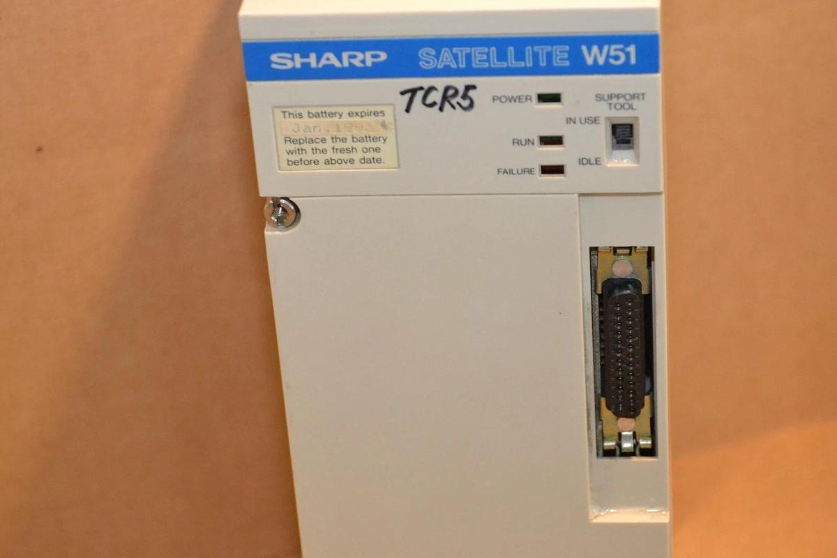 Used Sharp Satellite W51 PLC Control Unit ZW-501CUS 120V 50/60hz 50W