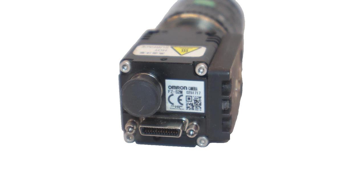 Used OMRON FZ-S2M , FZS2M Camera with 50mm 1:1.8 , 2/3" Computar Lens