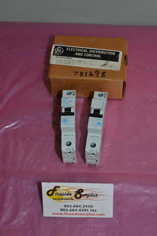 GENERAL ELECTRIC CIRCUIT BREAKER V07202 V-07202 V 07202 C2 C2 Amps NEW
