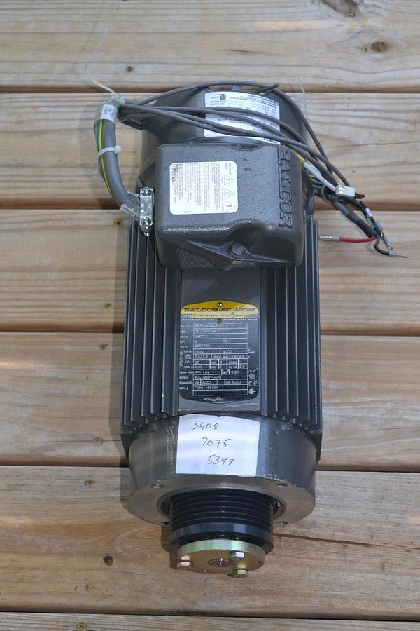 Used BALDOR RELIANCE INVERTER DRIVE MOTOR 4535-674-87011 2 HP STEARNS 76BK3150BQ