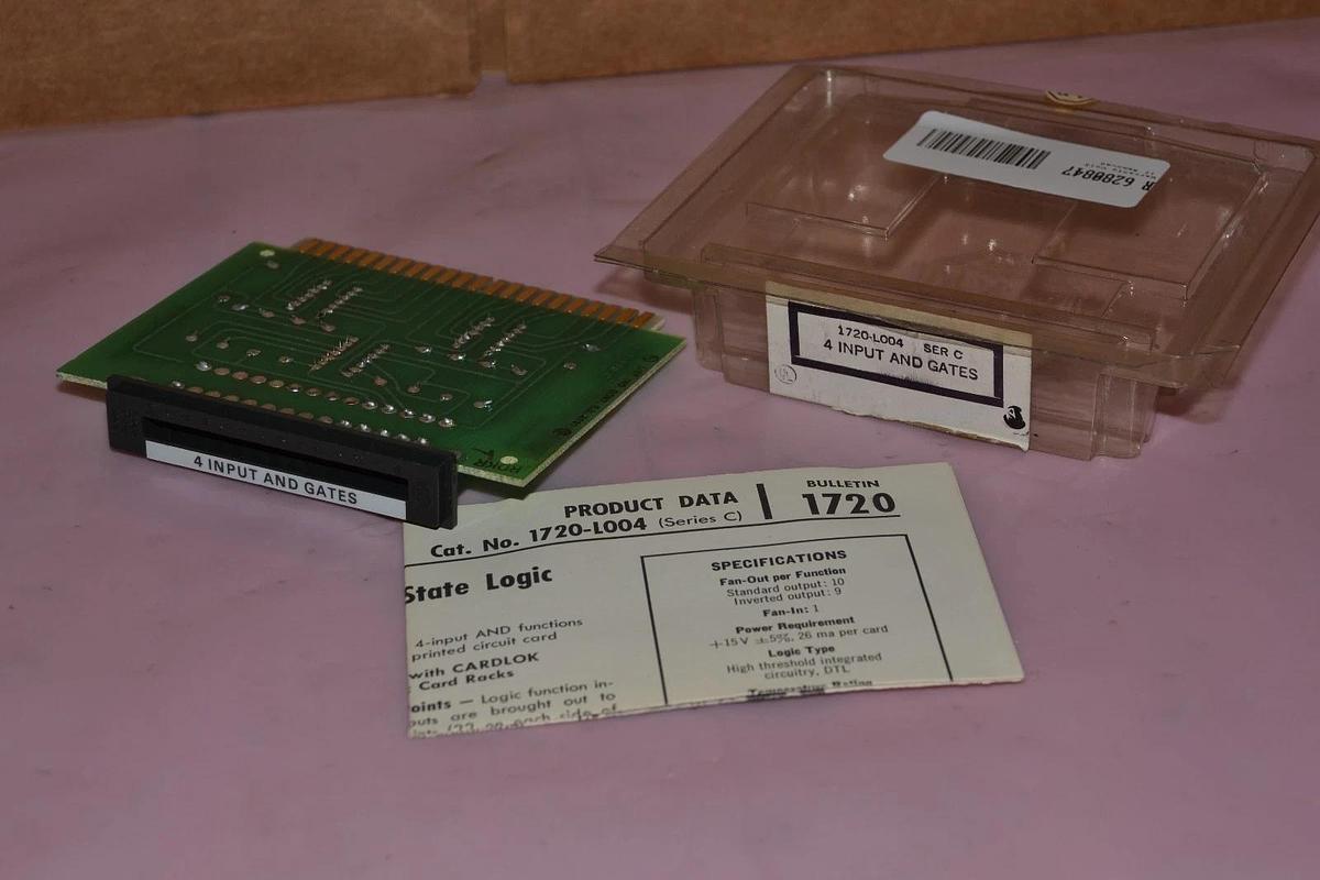 ALLEN BRADLEY 1720-L004 1720 L004 SERIES C 4 INPUT AND GATES GARDLOK NEW