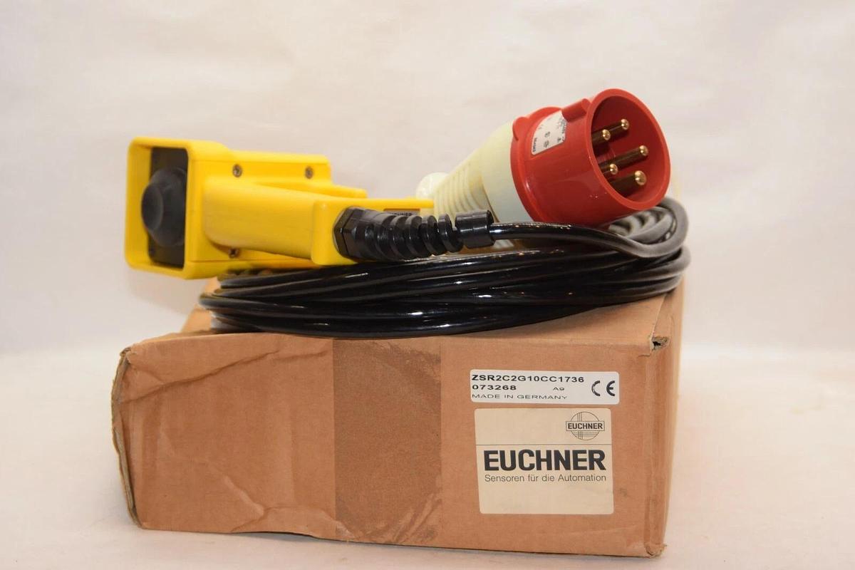(NEW) EUCHNER ZSR2C2G10CC1736 073268 Enabling Switch With Walther 16A-11h Plug