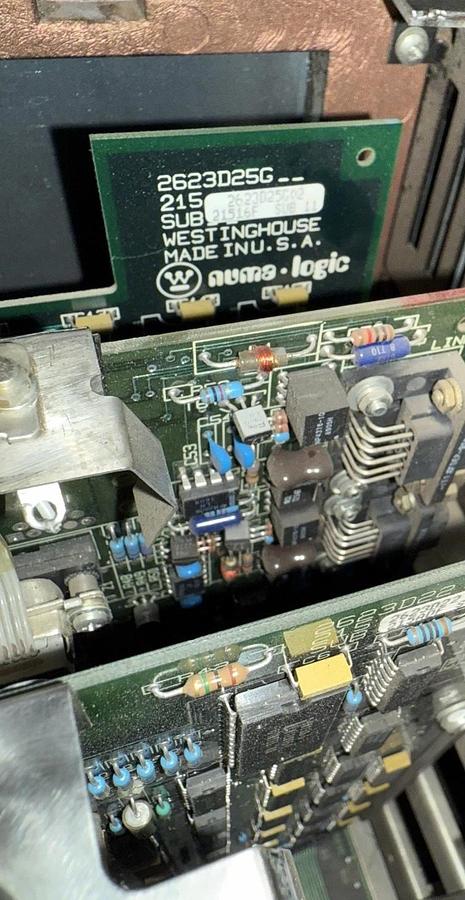 Used WESTINGHOUSE HPPC 1500-1 Programmable Controller 3D04161G01 2623D21, 2623D23