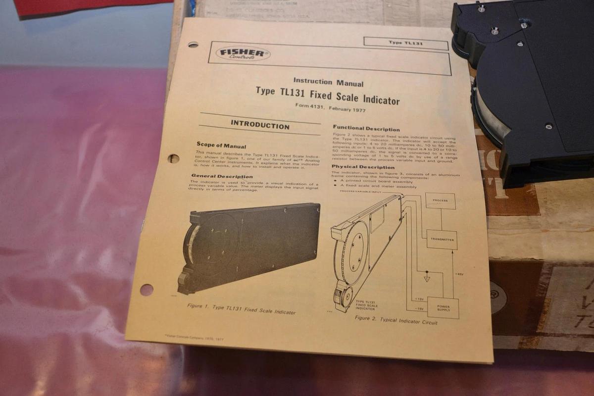 FISHER ROSEMOUNT FIXED SCALE INDICATOR TL131 NEW