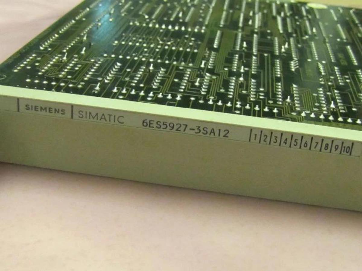 Used Siemens Simatic CPU Module Card Board 6ES5 927-3SA12 6ES5927-3SA12
