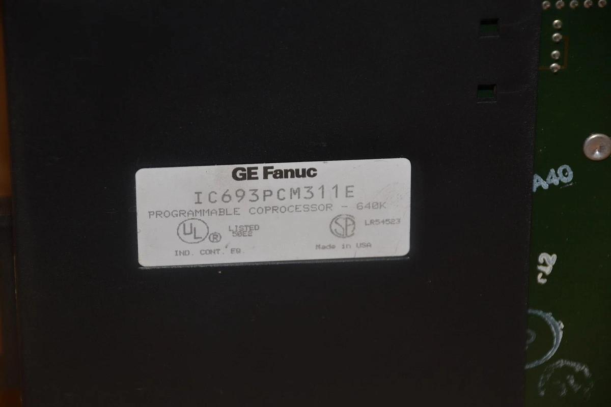 Used GE Fanuc IC693PCM311E Programmable CoProcessor 640K - missing front cover