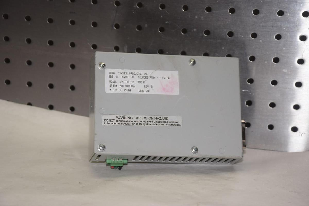 Used TOTAL CONTROL PRODUCTS QPJ-PBS-201 QPJPBS201 SER A COMMUNICATION MODULE