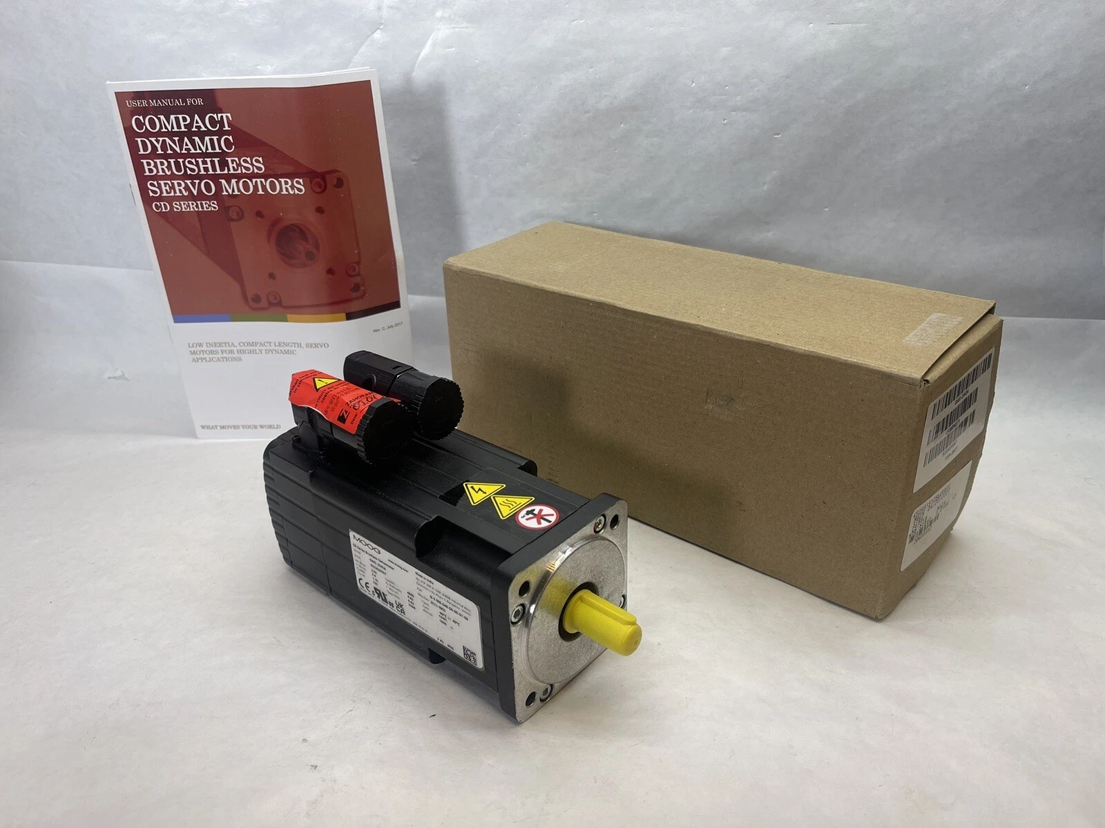 (New) MOOG CD Series Brushless Servo Motor G403-2043A, G-3-M6-048-06-00-01-06