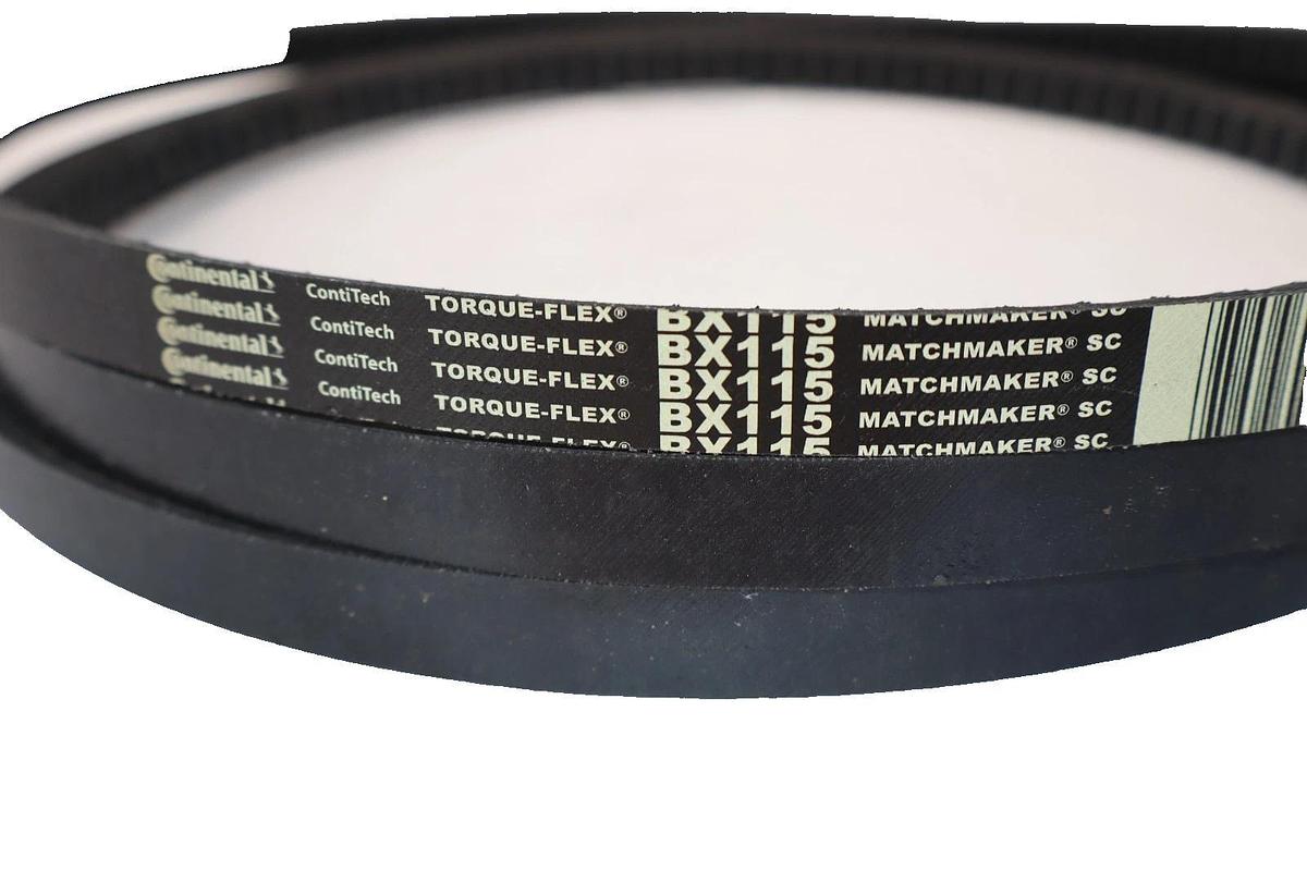 Continental V Belt V-Belt BX115 Torque-Flex Matchmaker SC Cogged VBelt (New)