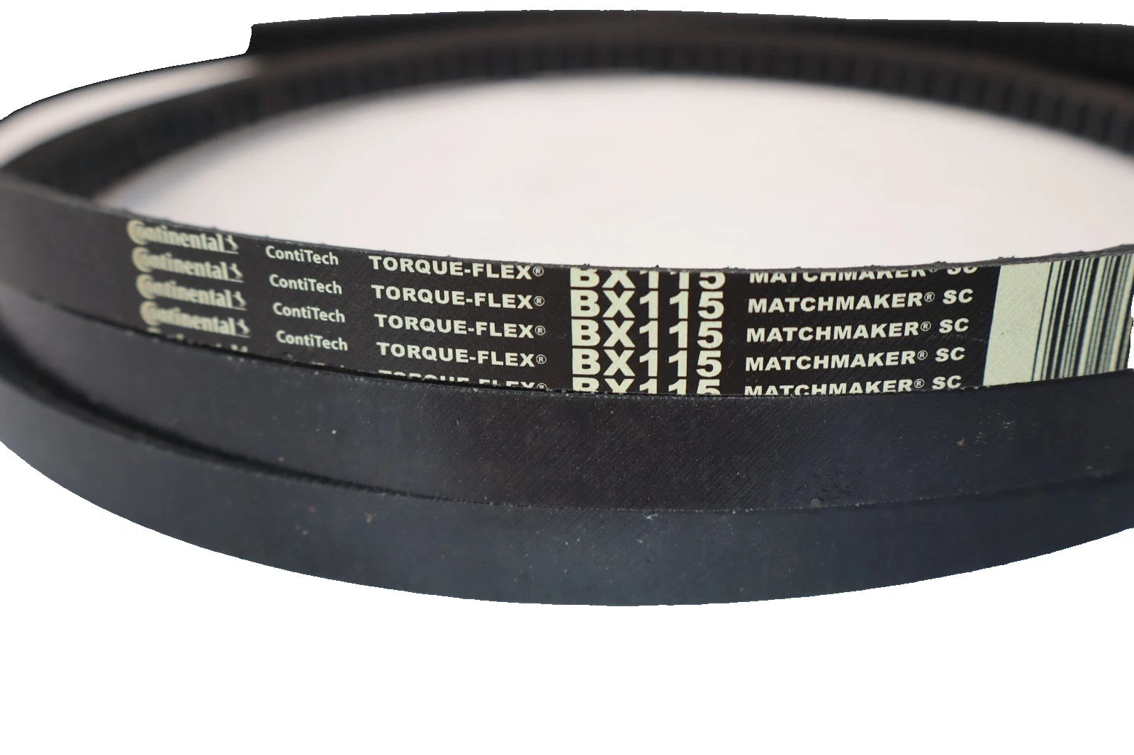 Continental V Belt V-Belt BX115 Torque-Flex Matchmaker SC Cogged VBelt (New)