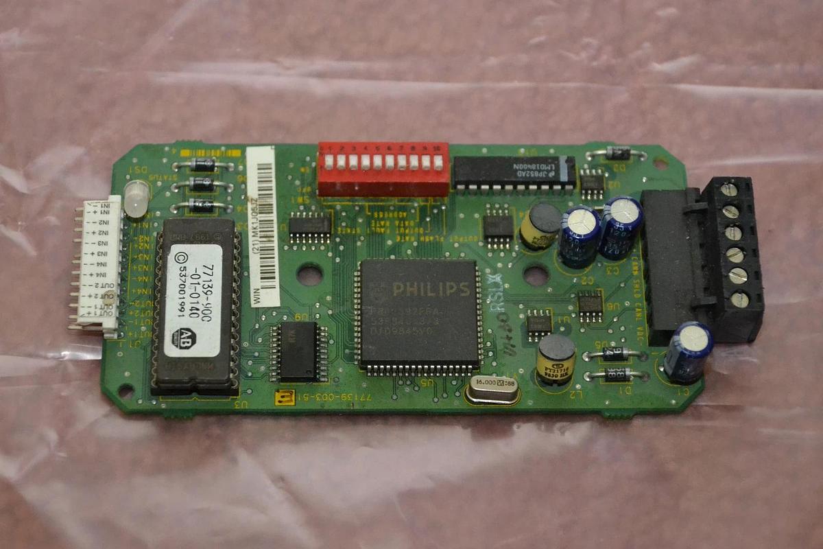 Used ALLEN BRADLEY CIRCUIT BOARD 77139-900-01-0140 77139 900 01 0140 77139900010140