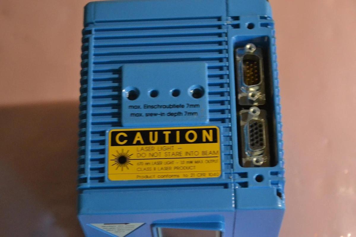 Used SICK OPTIC BARCODE SCANNER CLV295A0012 DC 24V -10/+20% 13 W