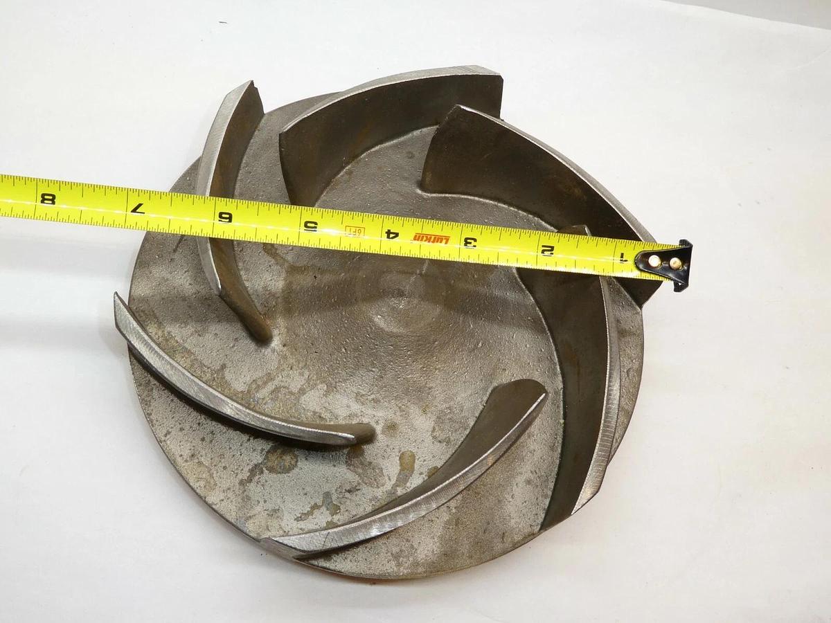 Refurbished GOULD-PUMP 28607 CN7M M210049650 C00262AU2 7.5" Stainless S/S 6 Vane Impeller