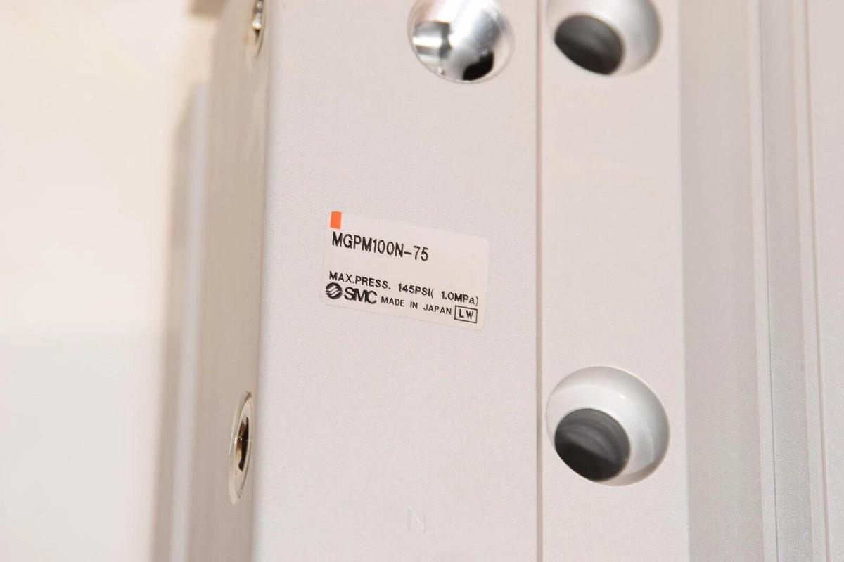 (NEW) SMC MGPM100N-75 145psi Compact Glide Cylinder