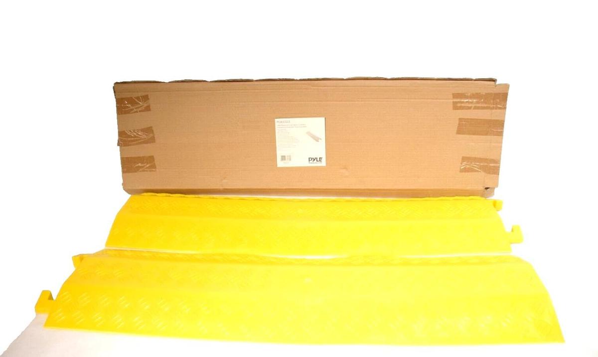 (NEW - Lot of 2) PYLE PCBLCO22 , PCBLC022 36" Cable Protective Cover Ramp