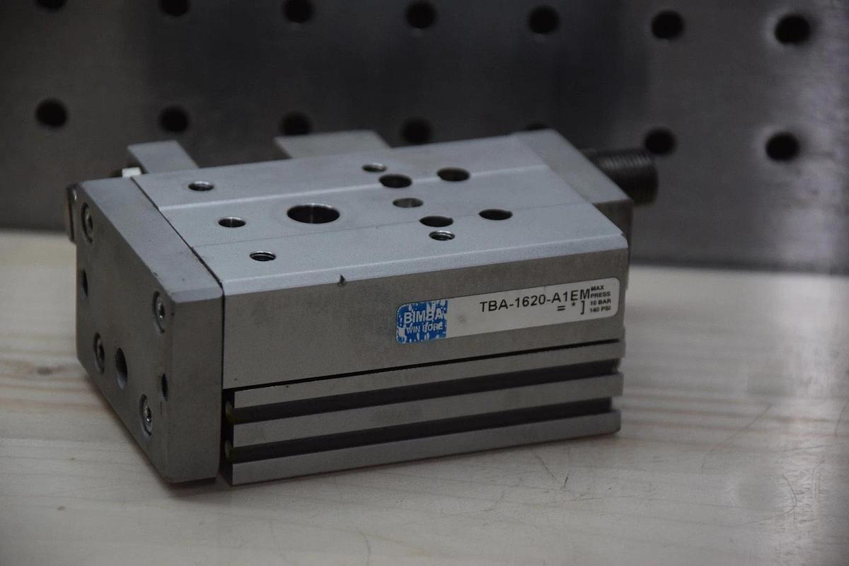 BIMBA TBA-1620-A1EM TBA1620A1EM 10 BAR 140psi  FLAT SLIDE CYLINDER NEW