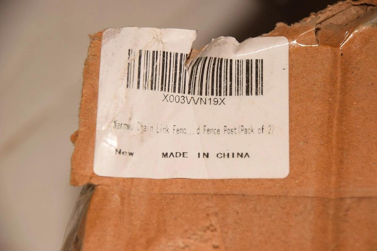 (New - Pk 2 ) WARMU 2 1/2" Floor Flange Pipe Galvanized  Chain Link Fence Post