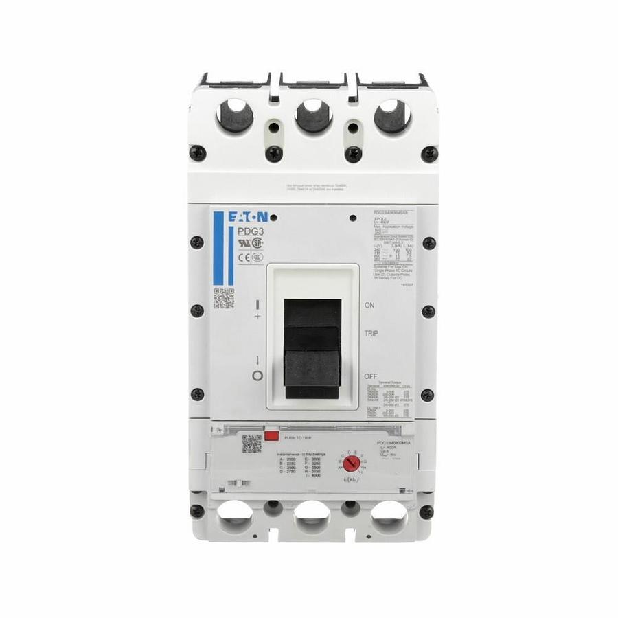 Cutler Hammer EATON Circuit Breaker: 400 A Amps, PDG33M0400MSAN, PDG3
