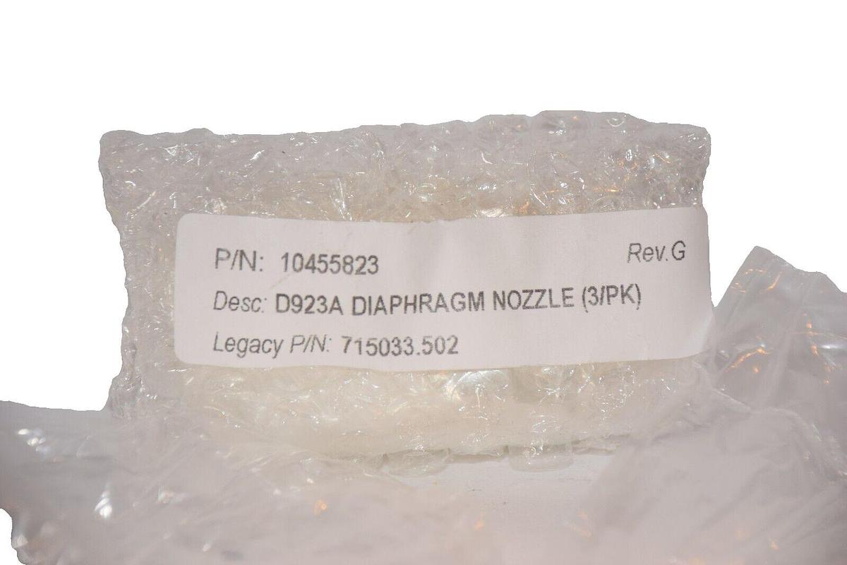 (NEW - Pack of 3) LEGACY 715033.502 , 10455823 D923A Diaphragm Nozzle