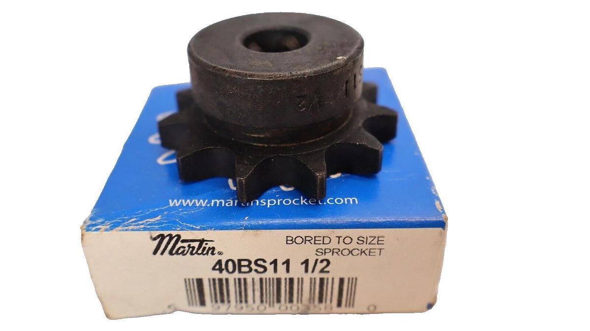 MARTIN Sprocket 40BS11 1/2" 40BS1-1/2 40BS11-1/2" Bore (NEW)