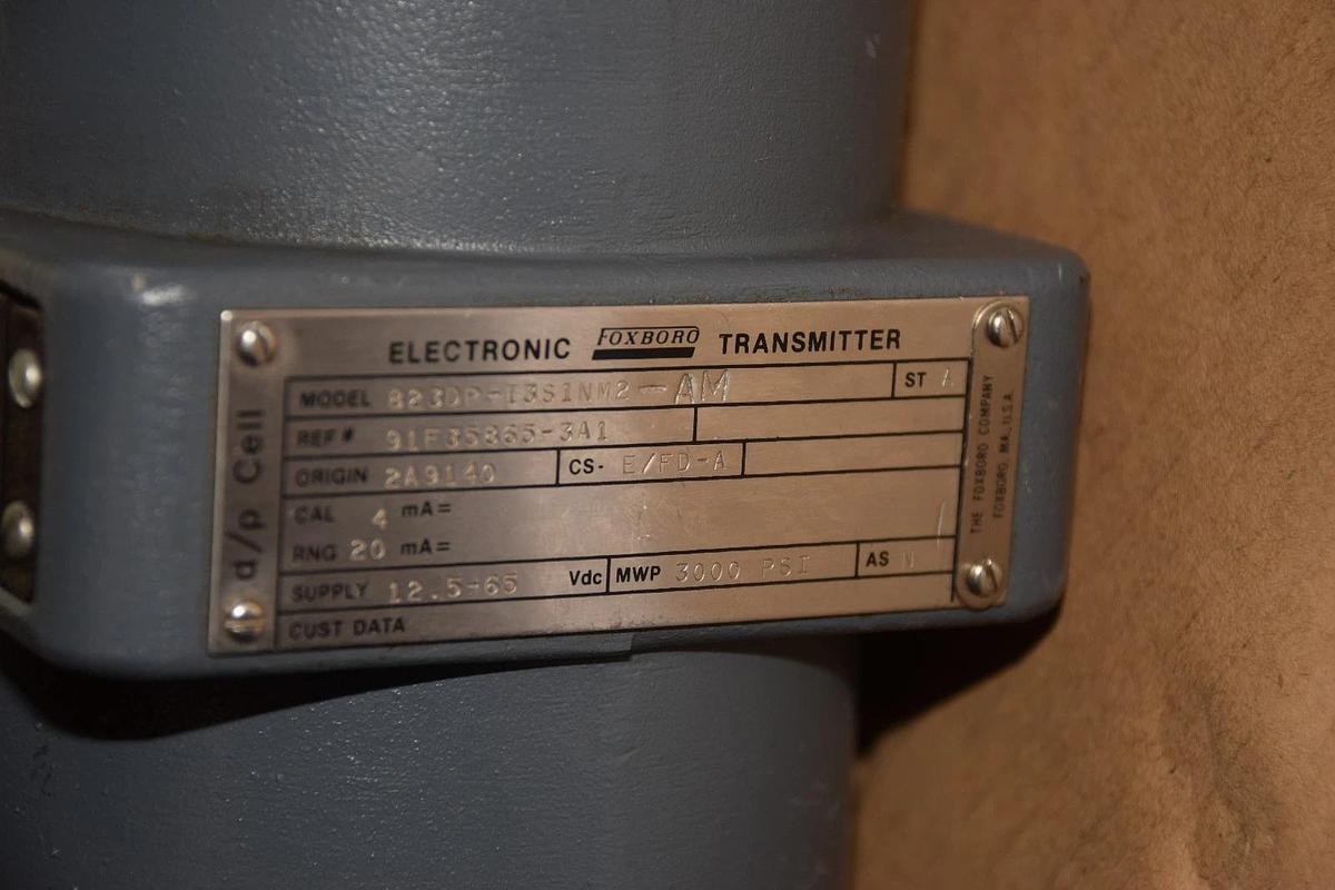 FOXBORO 823DP-I3S1NM2-AM 12.5-65VDC 3000psi ELECTRONIC TRANSMITTER NEW