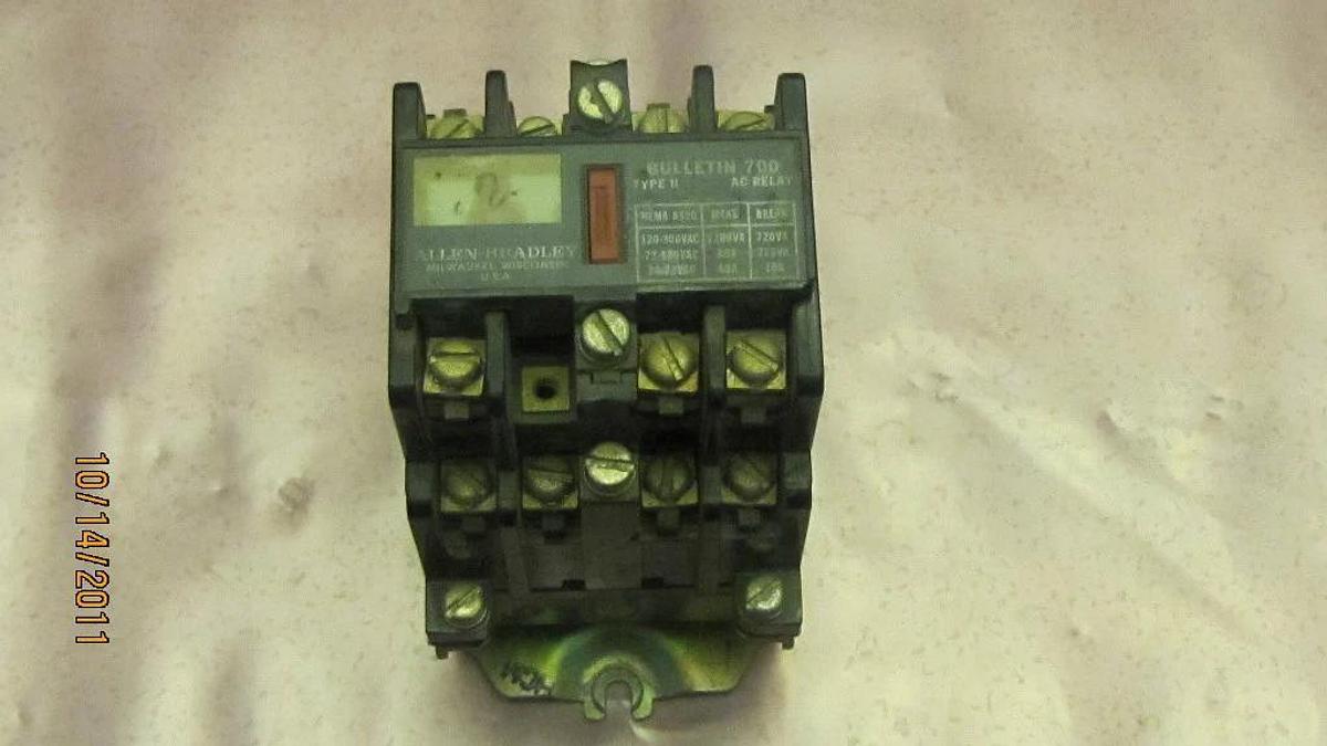 Used Allen Bradley Overload Relay 700-NA40 700 NA40 700NA40 120V