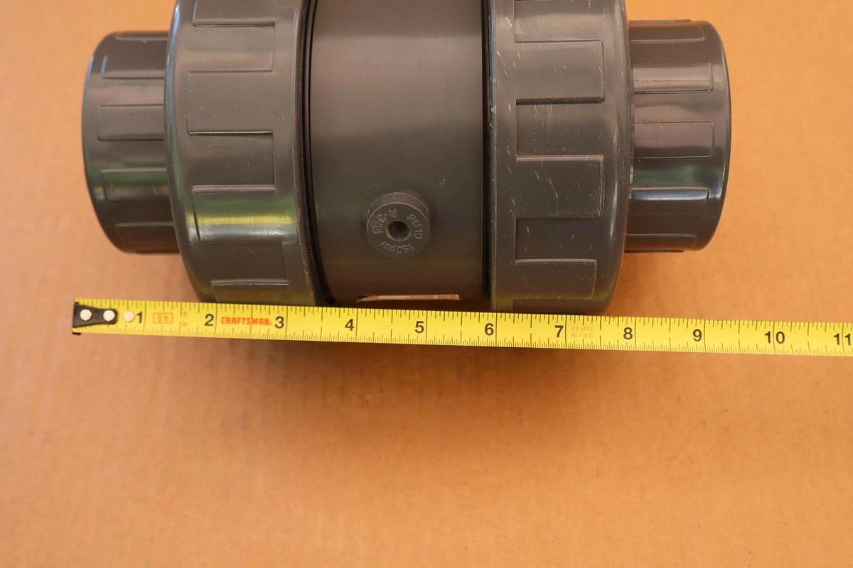 CEPEX Hayward 2-1/2" Ball Valve T/U Thread 2-1/2" Viton PVC 2.5" CPX21161 (NEW)