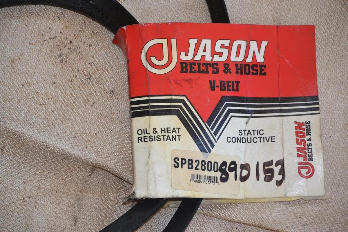 Jason V-belt SPB2800 SPB-2800 Oil and heat resistant 890153 Belt  New