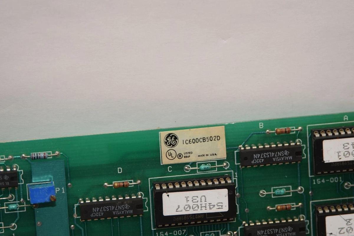 Used GE GENERAL ELECTRIC IC600CB502D 44A297094-G01 Control Module
