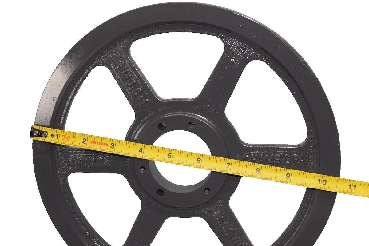 TB Woods V-Belt Pulley 3V10.6-1 10" SDS Hub 1 Groove