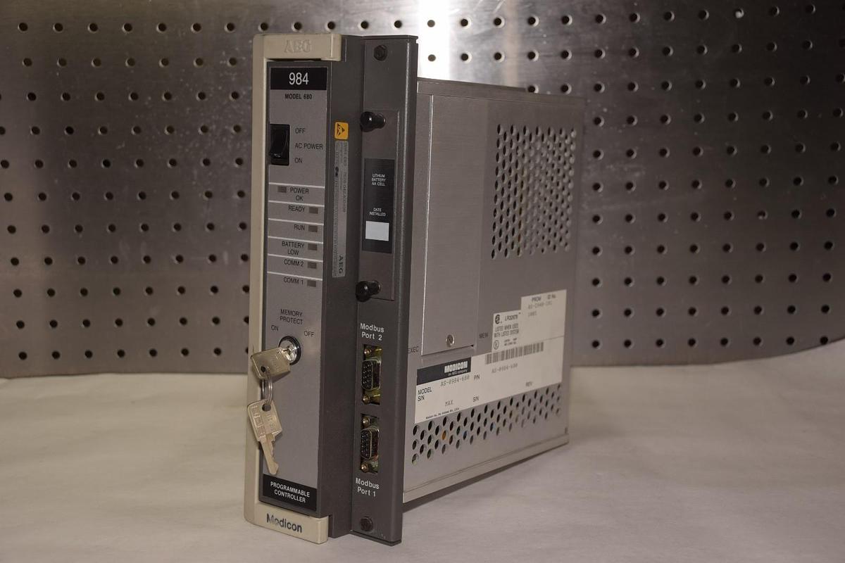 Used Gould PC-0984-680 Controller Module AS-0984-680 w/ M680-008 Memory  mod E680-902