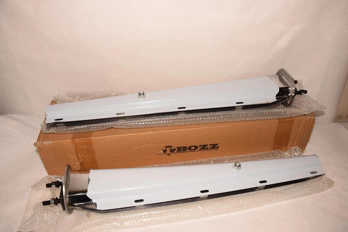 (NEW) TBOZZ TBZ-13646S Stainless Steel Straight Spring Loaded Mud Flap Hanger