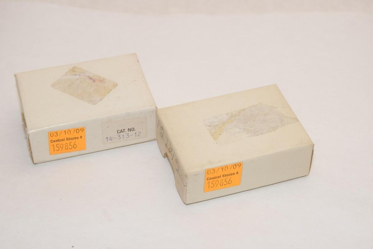 (NEW - Lot of 2 Boxes) FISHERBRAND 14-313-12 812556 Filter Paper Discs 20mm 3/4"