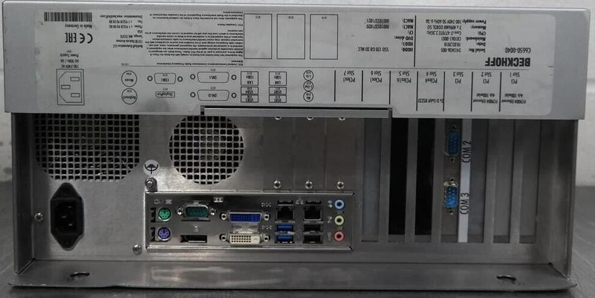 Used Beckhoff C6650-0040 C66500040  PC Cpu core i7 ( no Hard drive) CB1061-0001