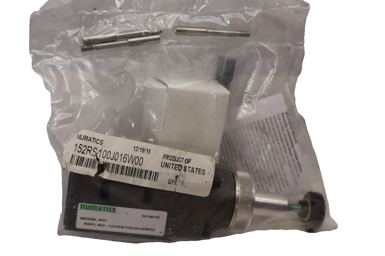 (NEW) NUMATICS 152RS100J016W00 Pneumatic Regulator
