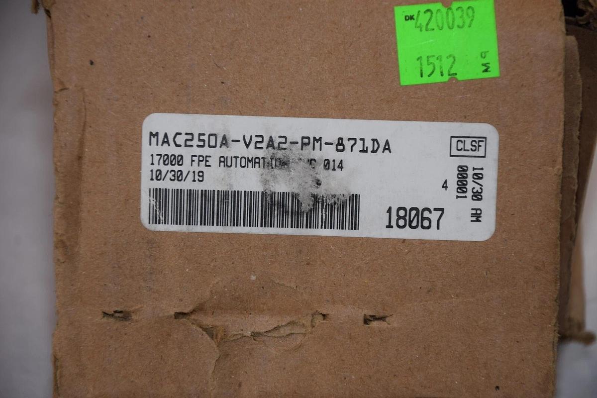 (NEW) MAC VALVES MAC250A-V2A2-PM-871DA , PME-871DAAG Directional Control Valve