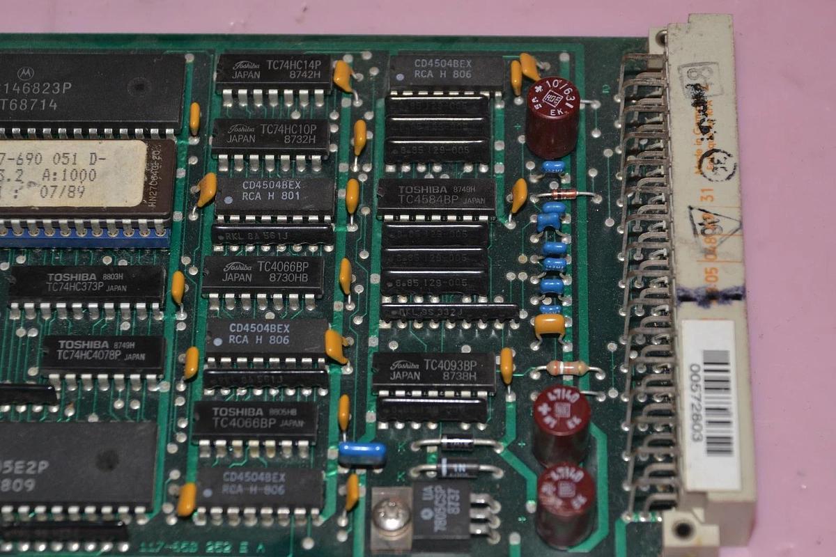 Used SCHLAFHORST ELECTRONICS 117-655 825 117655825 DIGITAL BOARD