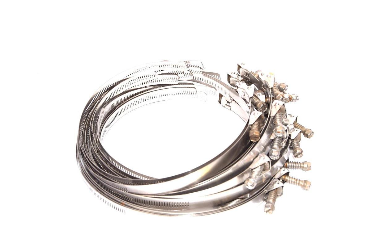 Used Ideal Snaplock Size 88 , 150mm Stainless Steel Hose Clamp (Lot of 31)