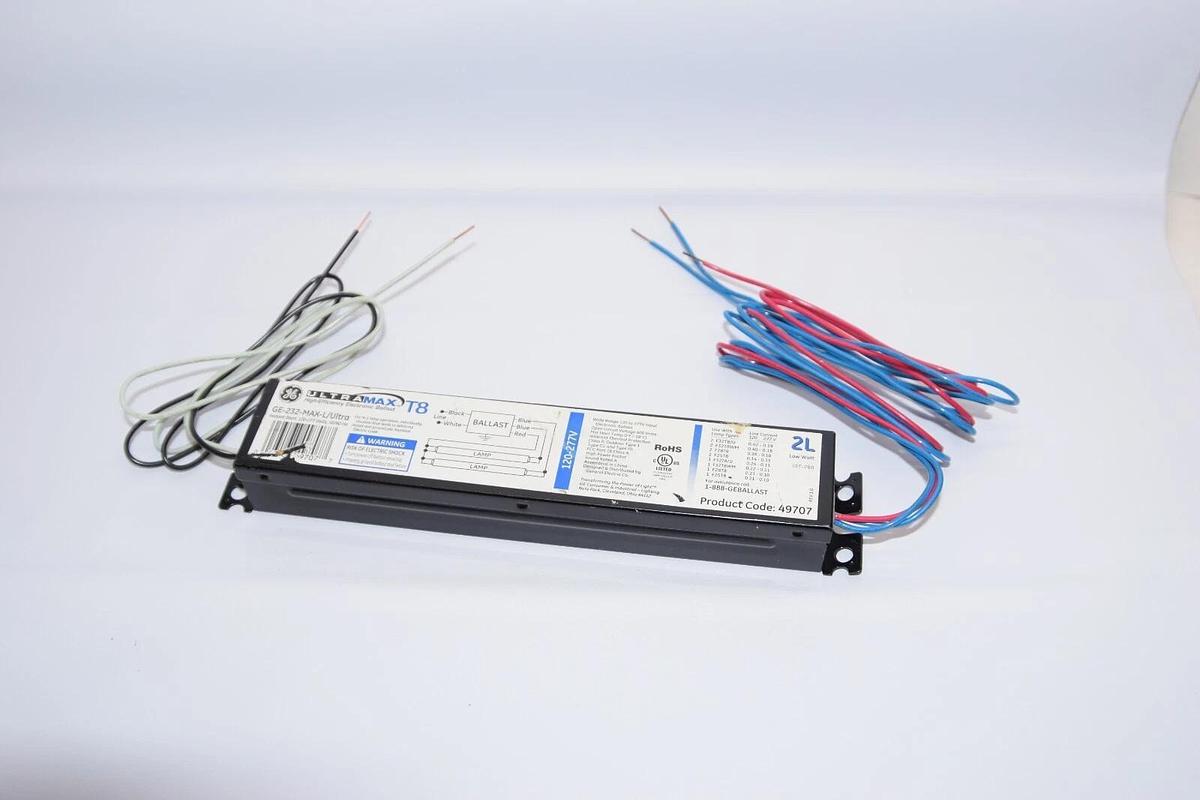 (NEW) GE GENERAL ELECTRIC GE-232-MAX-L/Ultra High-Efficiency Electronic Ballast