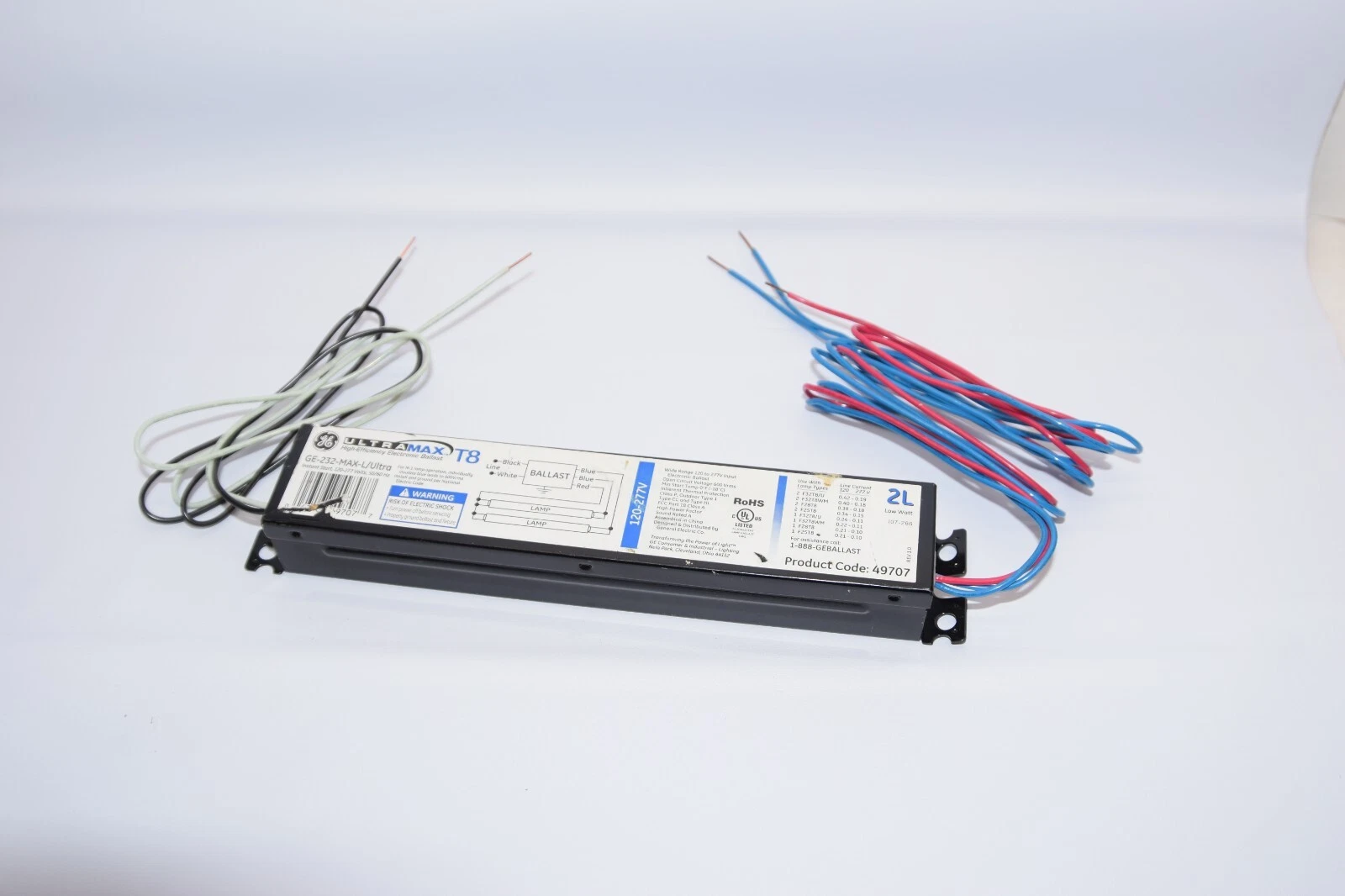 (NEW) GE GENERAL ELECTRIC GE-232-MAX-L/Ultra High-Efficiency Electronic Ballast