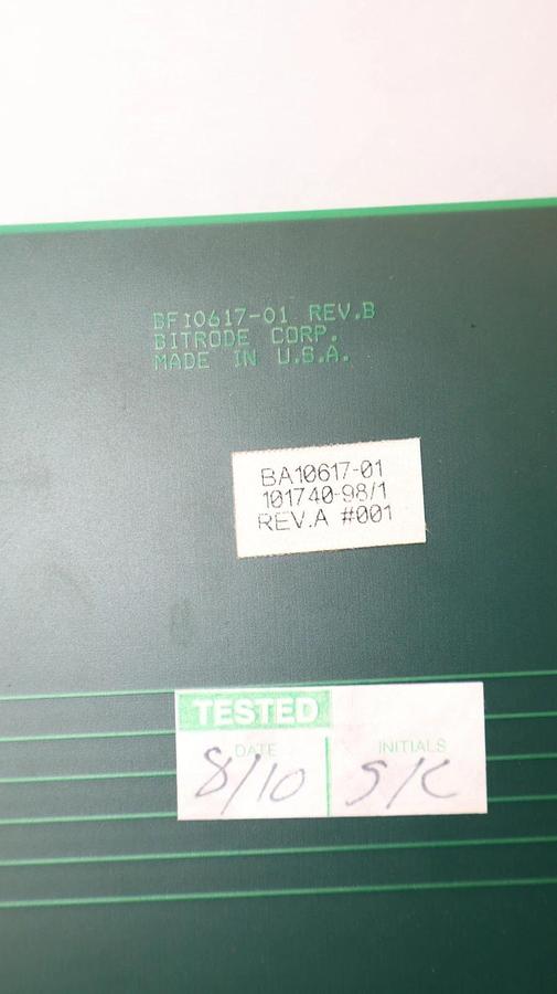 Used BITRODE CORP. BF10617-01 , Rev B , BA10617-01 Rev A  , BA10335-05 Circuit Board