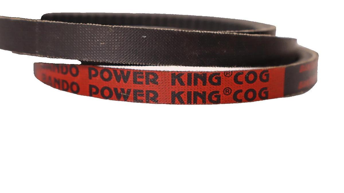 Bando Belt AX-52 , AX52 Power King Cog Ban/Set Cogged V-Belt (New - Lot of 2)