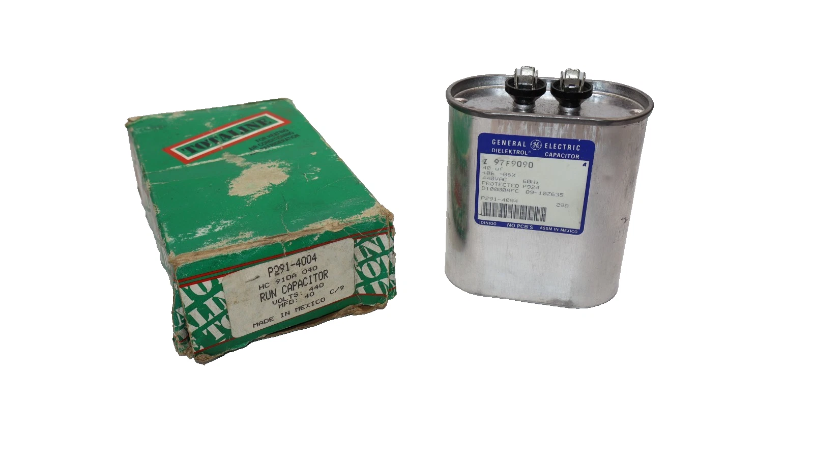 General Electric GE Capacitor TotaLine 40uf 440V P291-4001 Z97F9090 40uF (New)