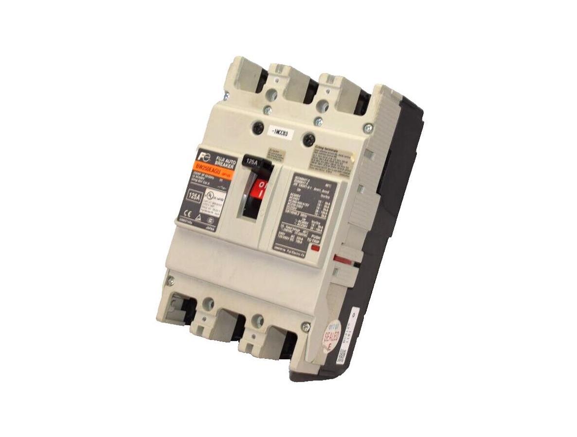 Used FUJI BW250EAGU 125A 125 Amp 3P 690Vac 50/60Hz Auto Circuit Breaker