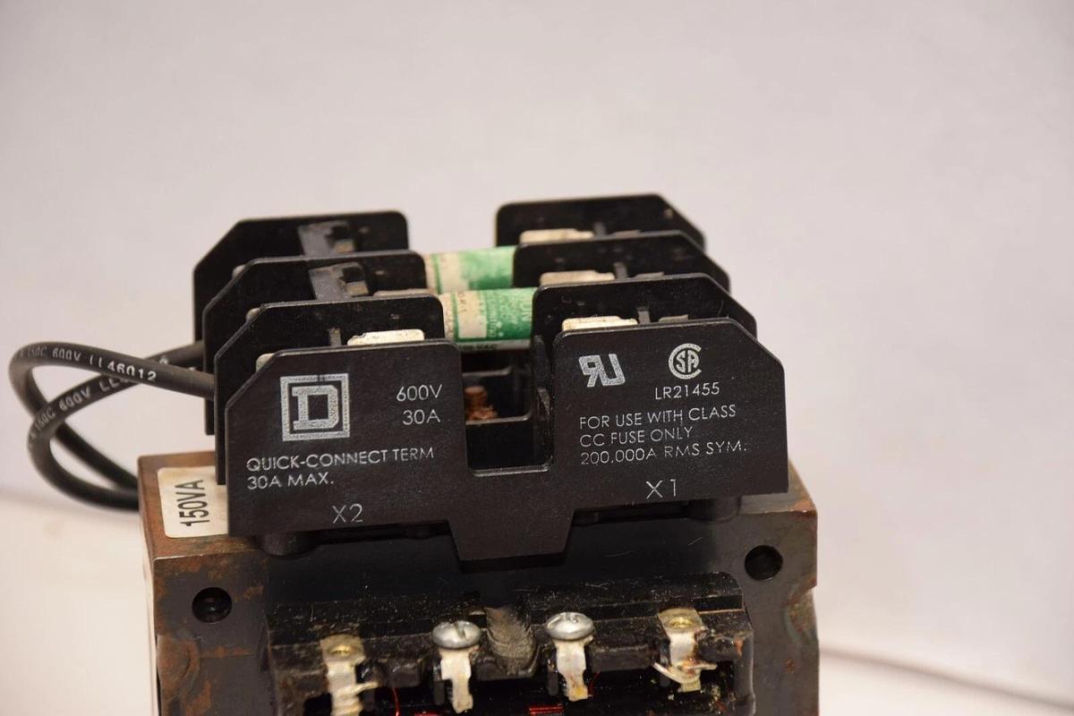 Used SQUARE D 9070TF150D5 150Va Transformer