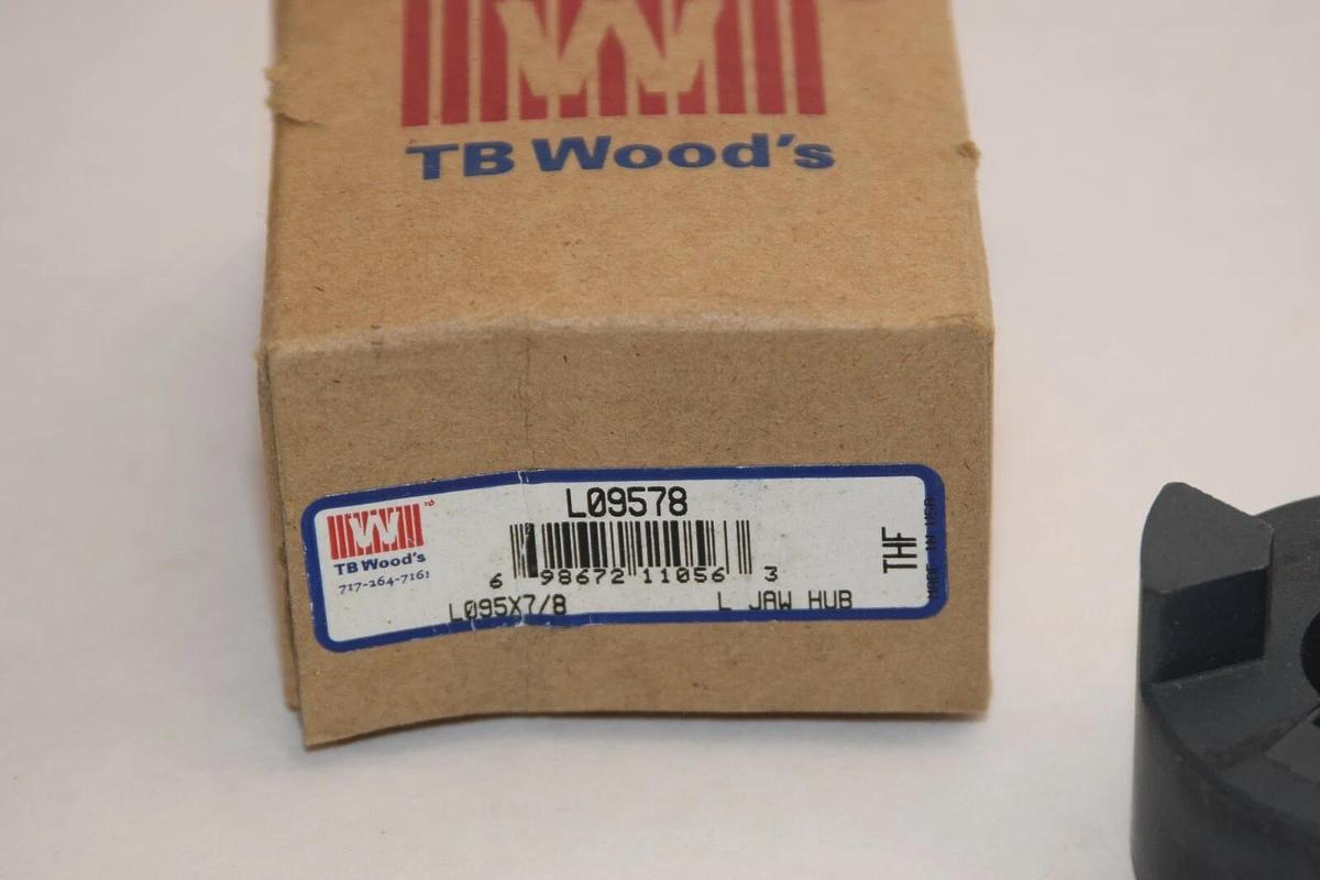 (NEW) TB WOODS L09578 L095X7/8 7/8" Bore Jaw Coupling